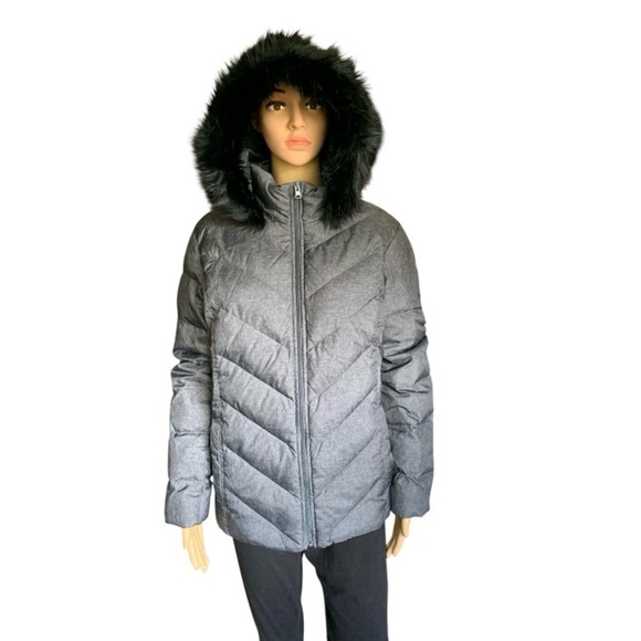 LANDSEND Womens Down Winter Jacket with Removable Hood 0° to +27° - Picture 2 of 7